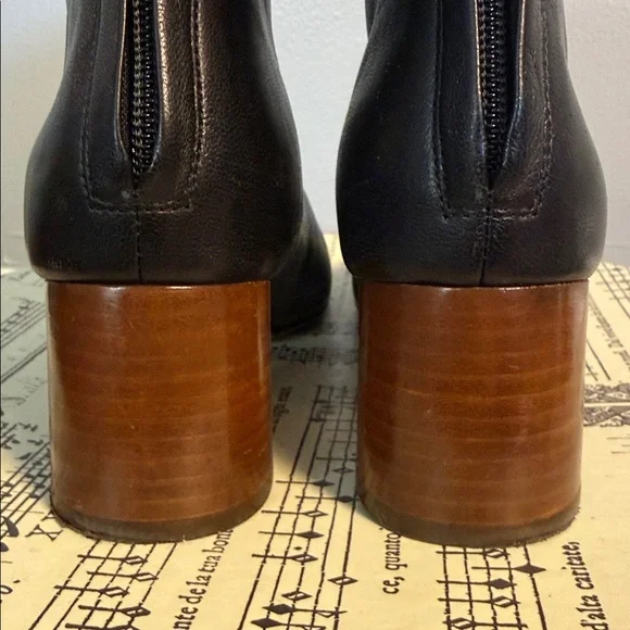 Mansur Gavriel Glove Boots Black Lambskin Leather SZ 7 - Picture 6 of 12